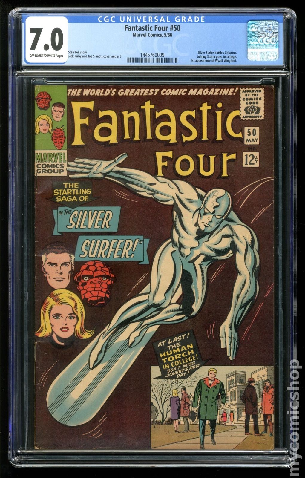 Fantastic Four (1961 1st Series) #50 CGC 7.0 1445760009