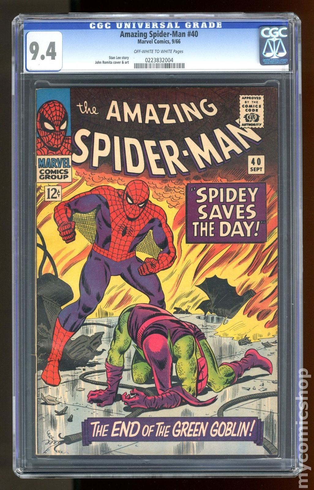 Amazing Spider-Man (1963 1st Series) #40 CGC 9.4 0223832004