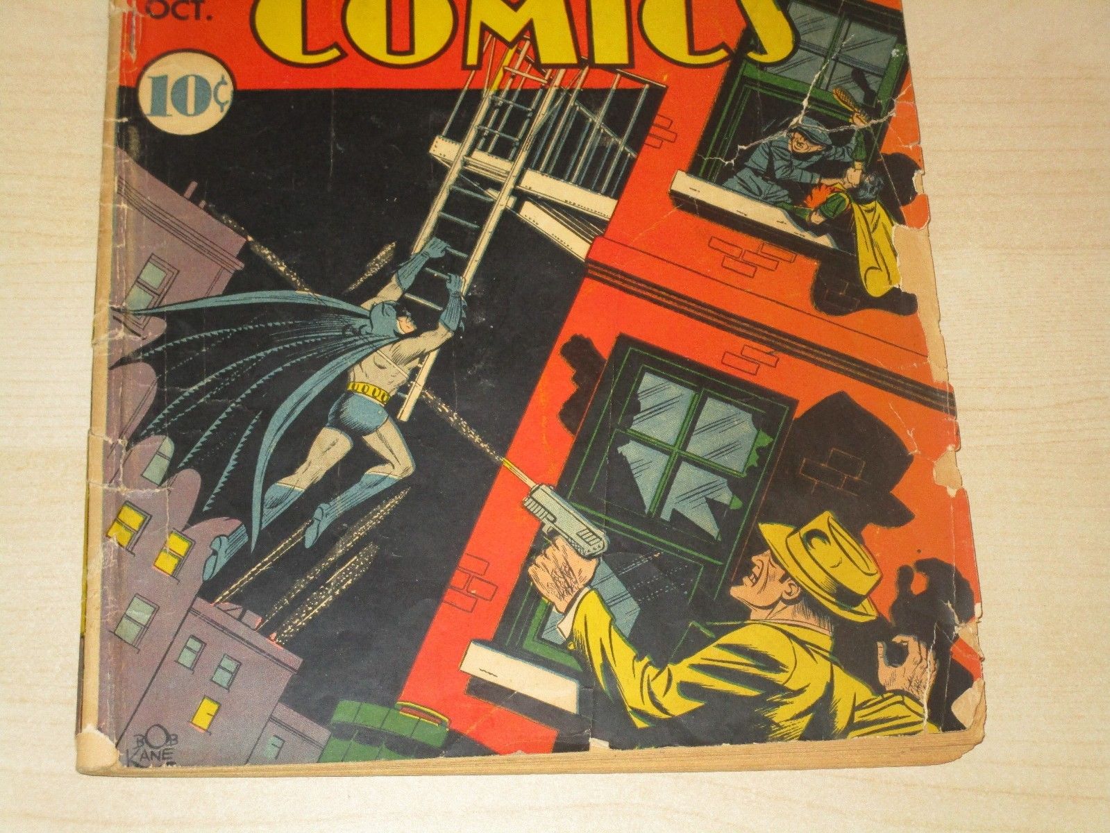 1941 DETECTIVE COMICS #56 RARE COMPLETE GOLDEN AGE EARLY BATMAN ROBIN GREAT BOOK