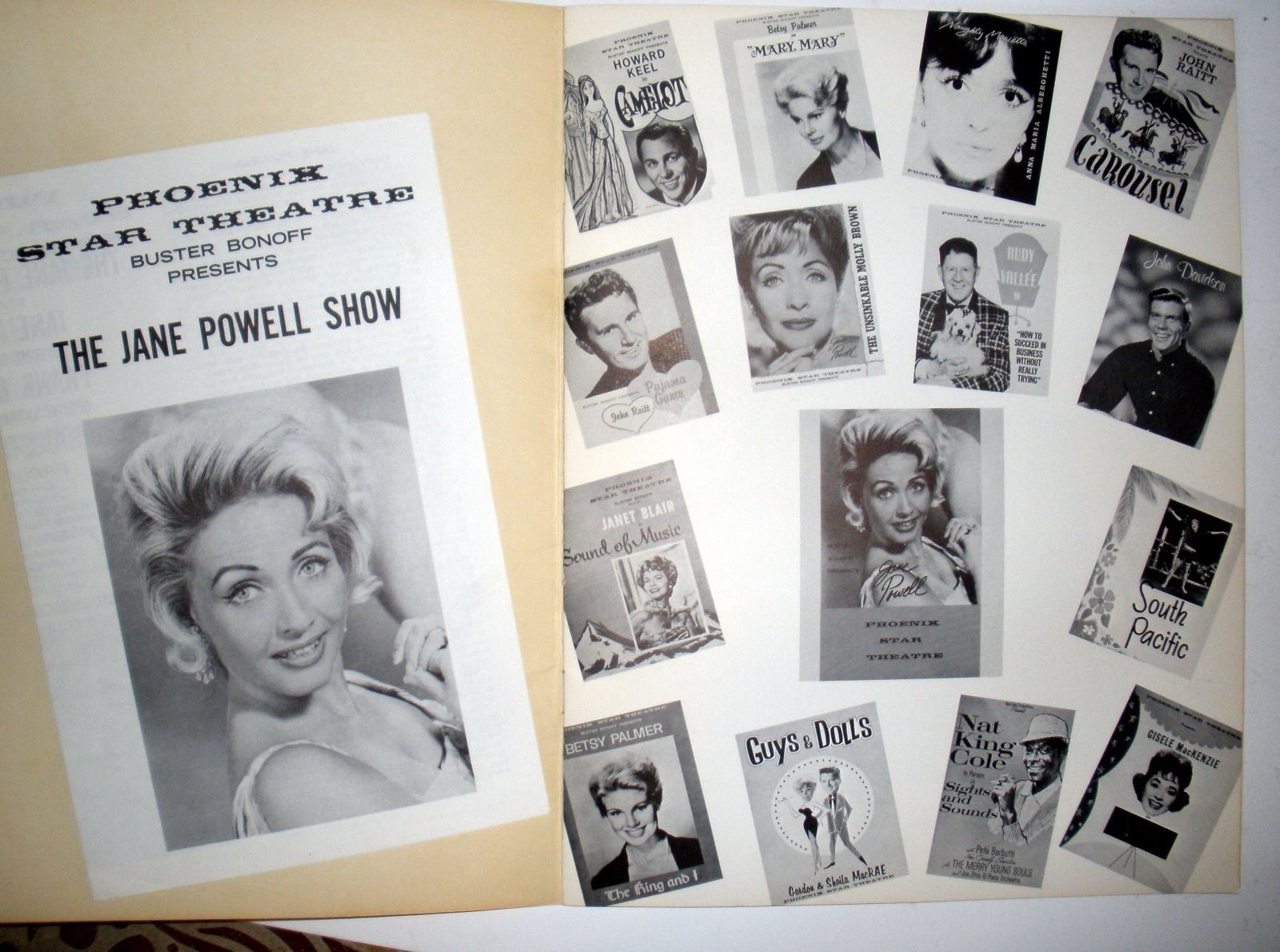 Phoenix Star Theatre program/Jane Powell & Frank Gorshin