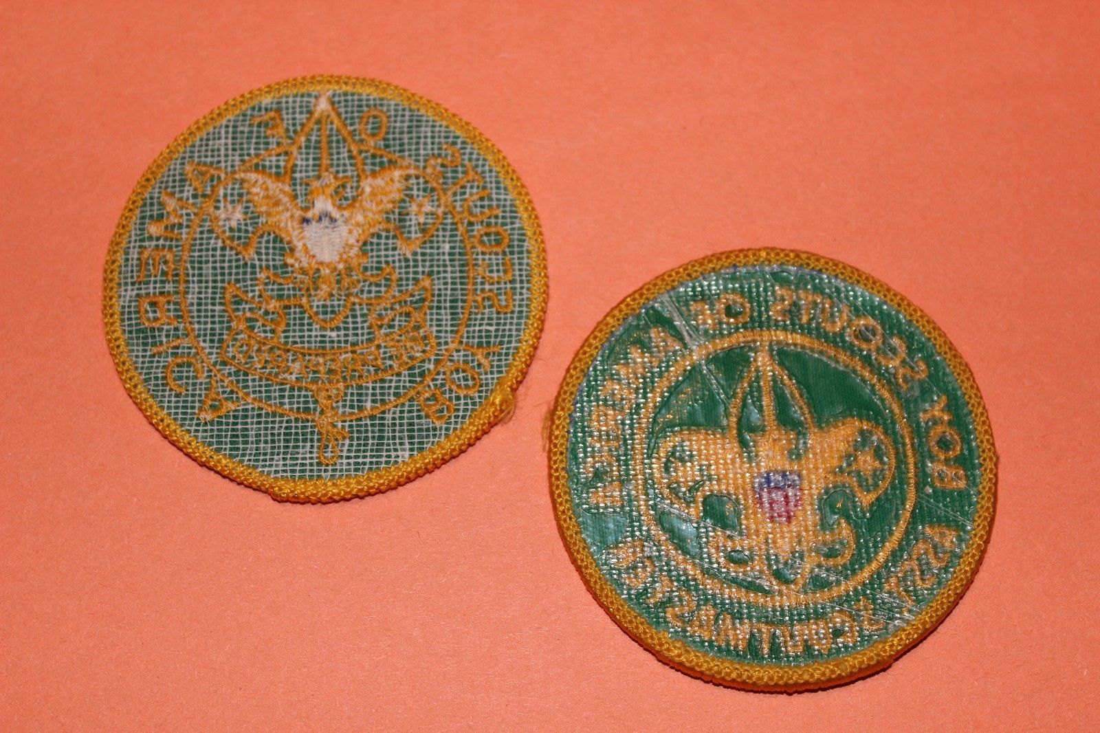 BOY SCOUT VINTAGE LOT ASSISTANT ASST.SCOUTMASTER POSITION PATCHES 1967-1972