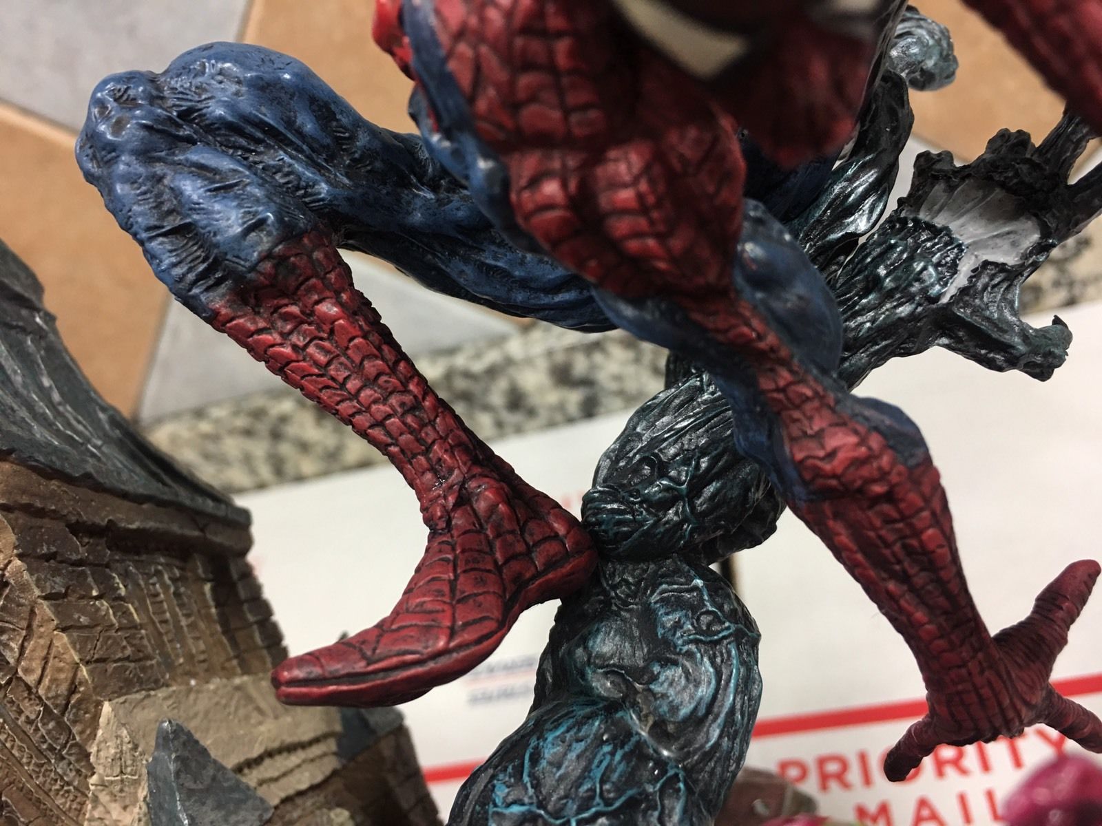 KOTOBUKIYA SPIDER-MAN VS VENOM STATUE MARVEL DIORAMA  MAQUETTE 505/1500 -RARE!