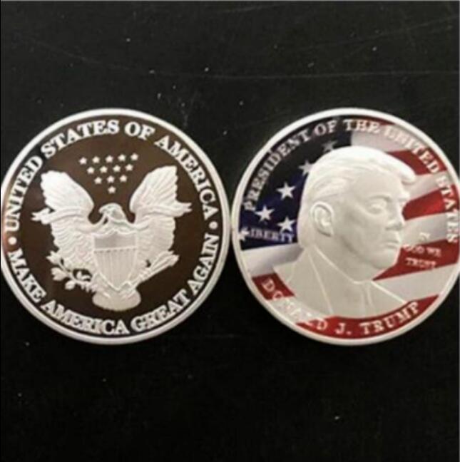 2017 Donald Trump Silver Eagle Coin Make America GREAT Again 45th President G2