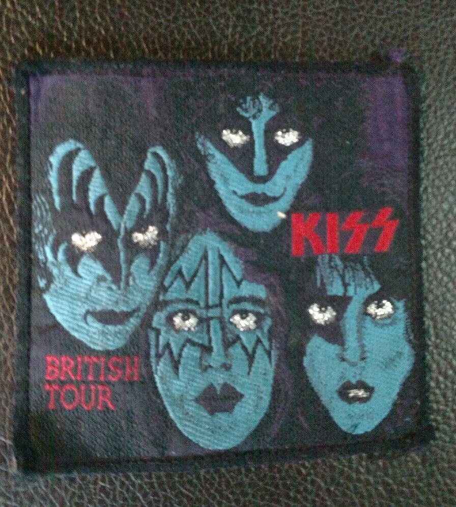 KISS "Loudest Band in the World" Rare Promo Poster & FREE sew on patch