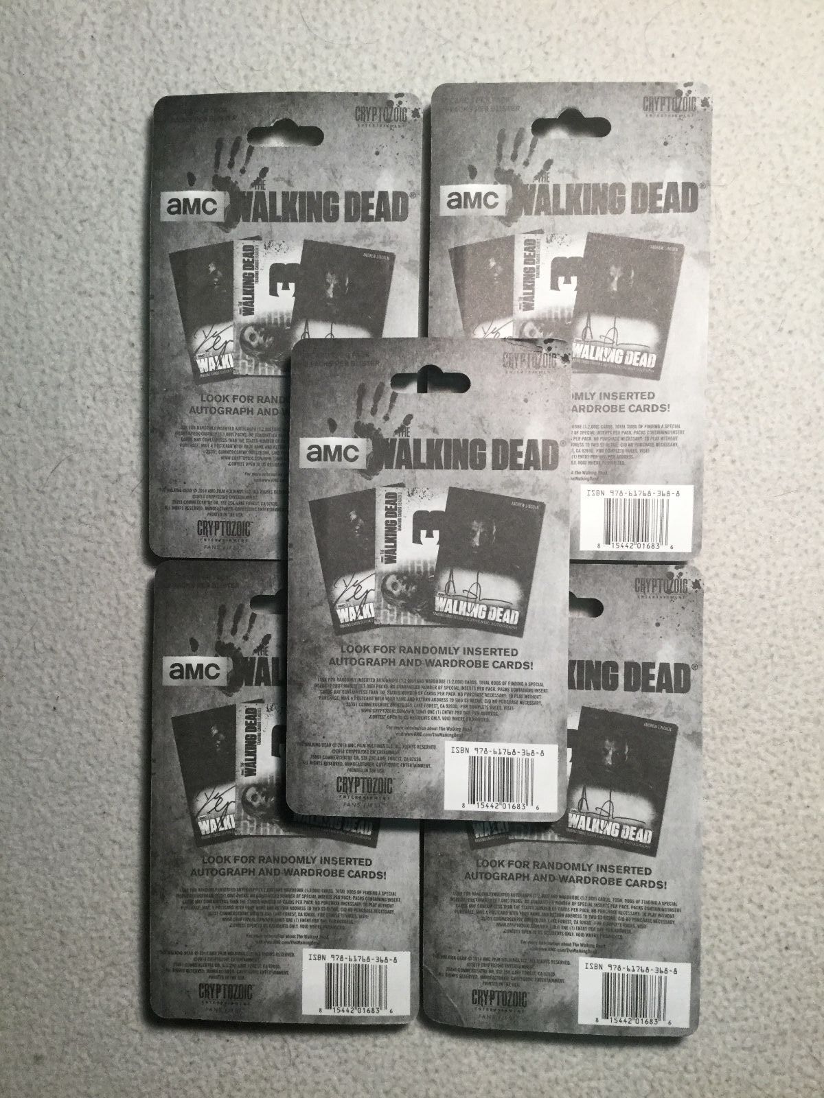 AMC THE WALKING DEAD TRADING CARDS SEASON 3 PART 1 NEW 5 CARD PACK