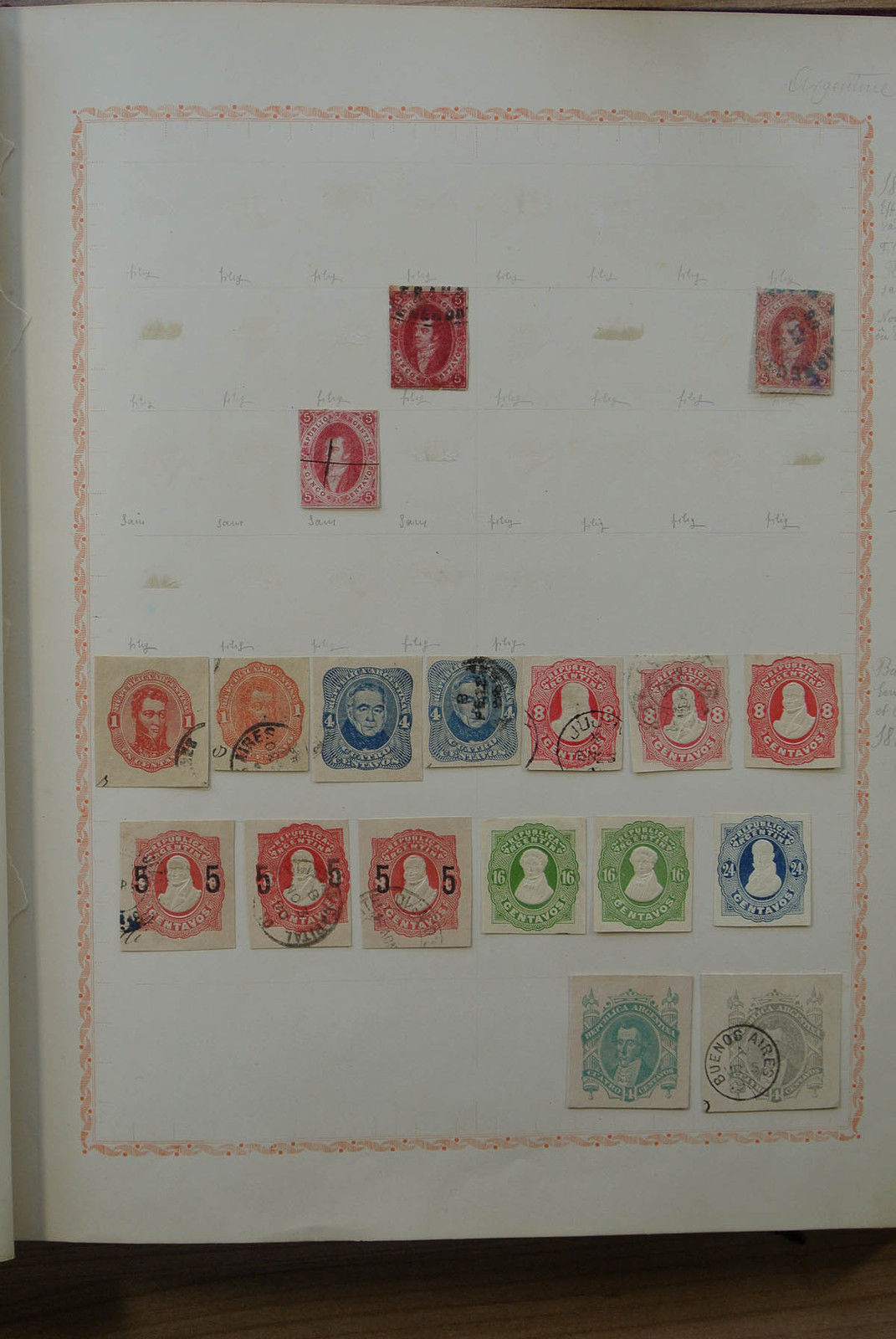 Lot 24011 Collection stamps of Argentina.