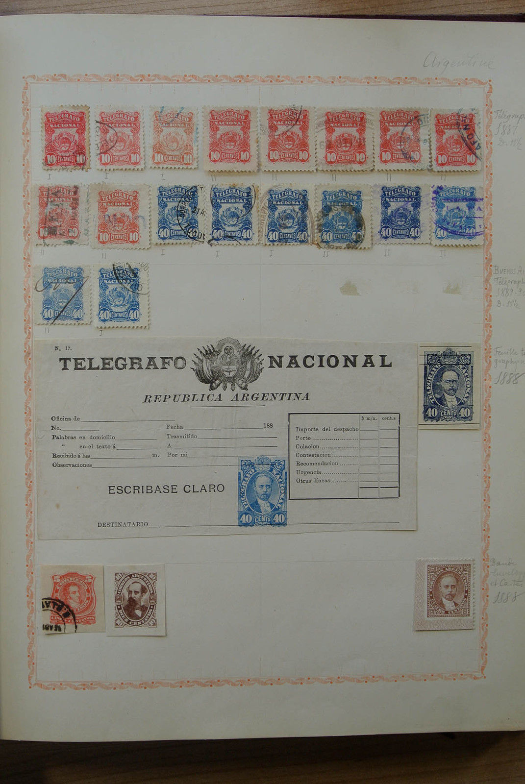 Lot 24011 Collection stamps of Argentina.