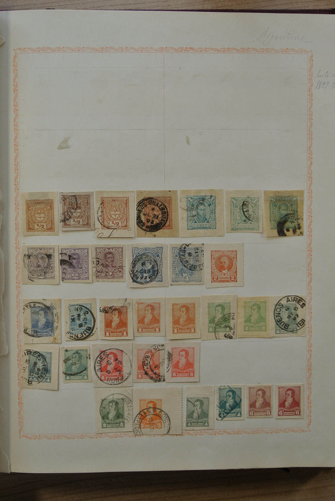 Lot 24011 Collection stamps of Argentina.