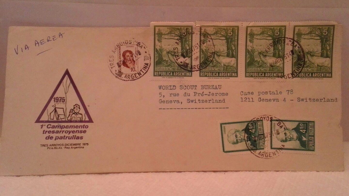 Boy Scout Envelopes and Stamps from All over the World