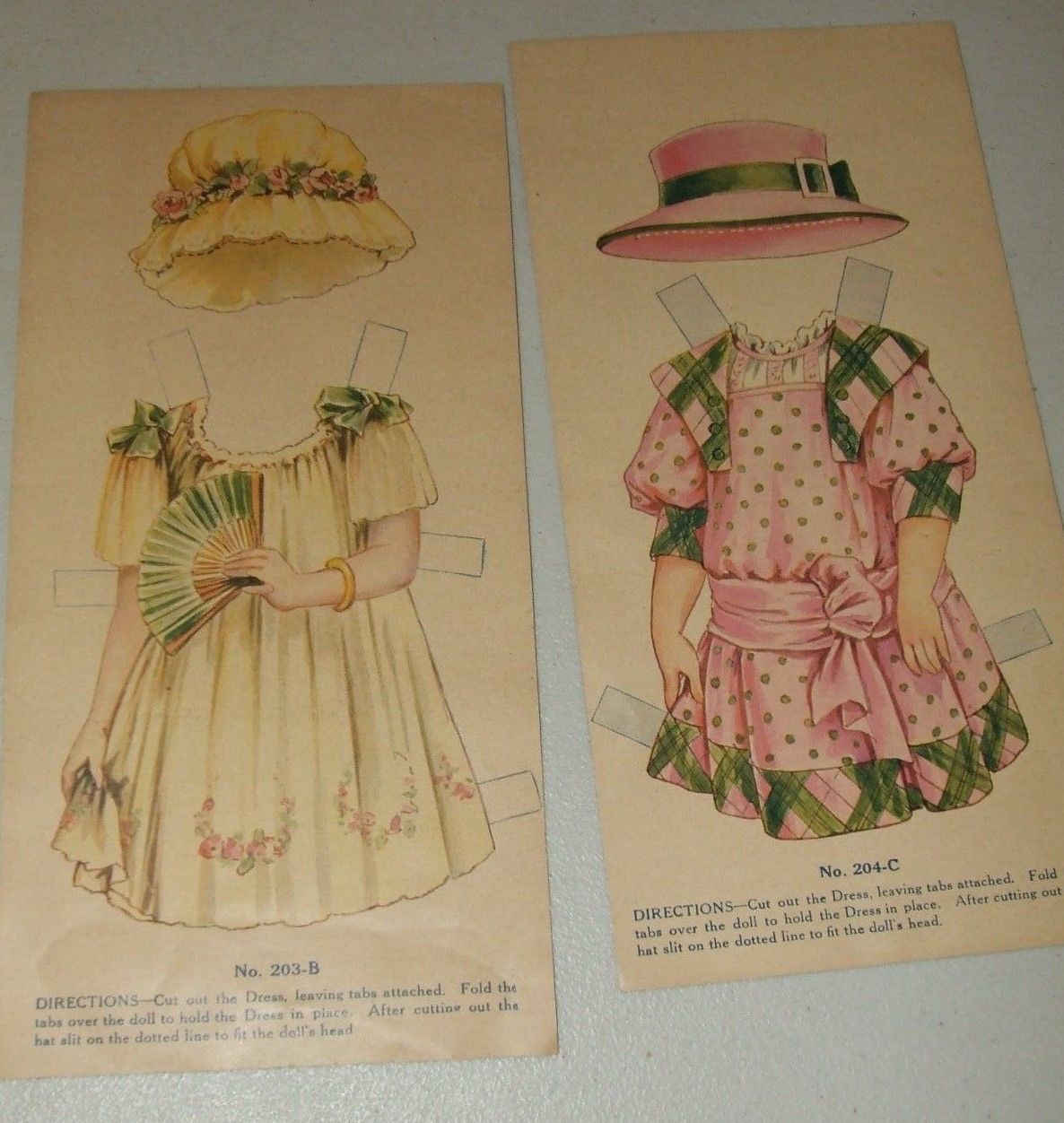 Antique 1910 Saalfield "The Doll I Love Best" Uncut Paper Doll with Original Box