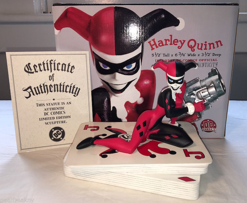 HARLEY QUINN STATUE FIGURE MAQUETTE BATMAN ANIMATED DC COMICS SUICIDE SQUAD BTAS