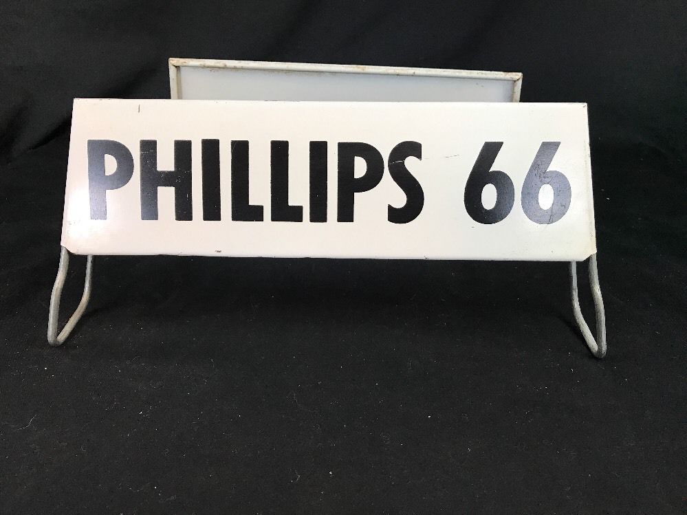 Old Phillips 66 Tire Display Rack Gas Oil Filling Station Holder Ad Sign Vintage