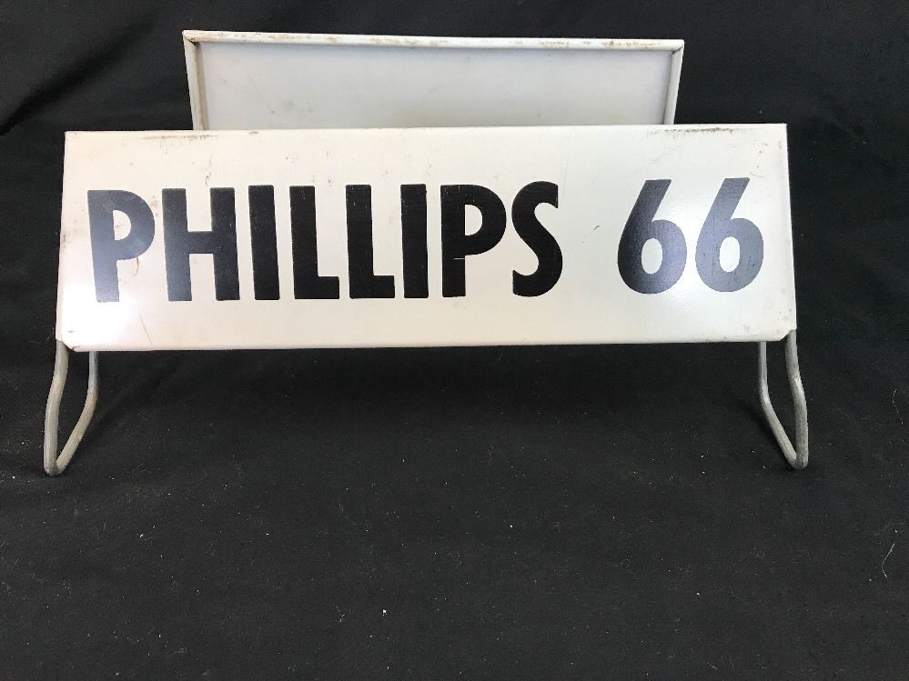 Old Phillips 66 Tire Display Rack Gas Oil Filling Station Holder Ad Sign Vintage