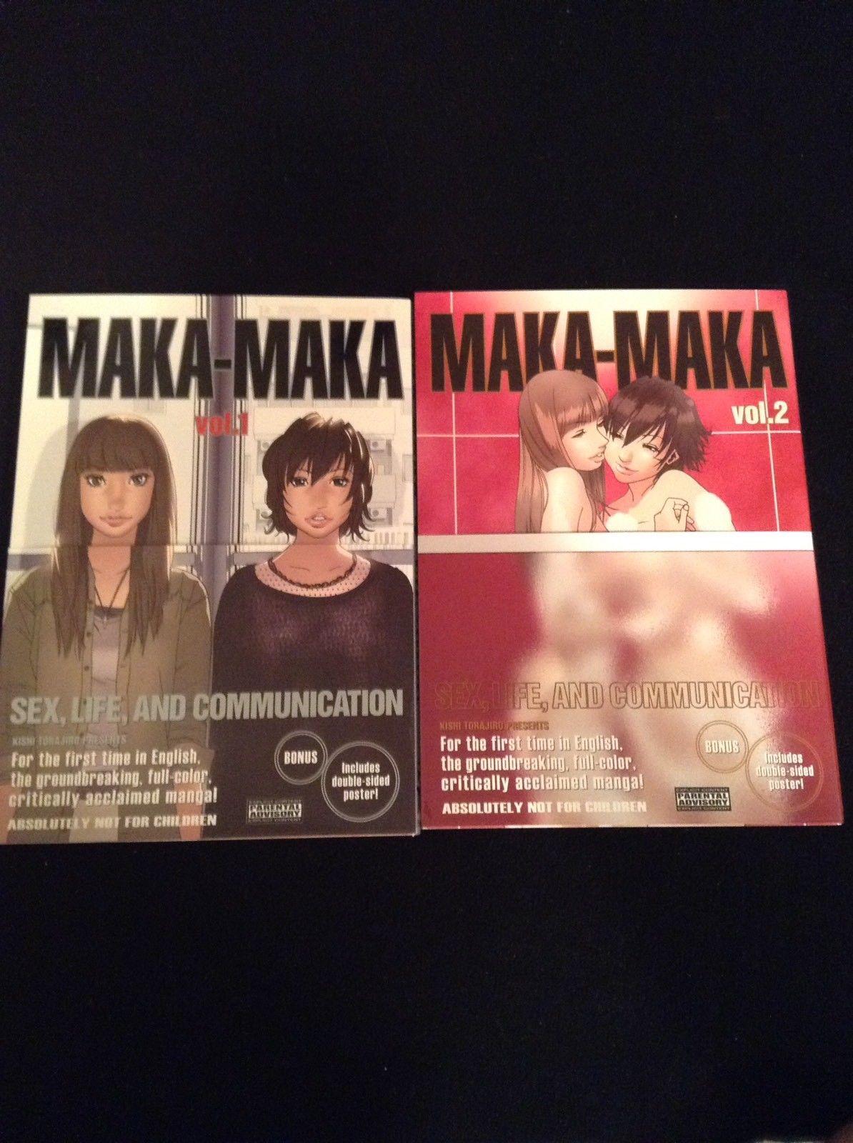 MAKA-MAKA Vol 1-2 Paperback Manga Ultra Rare OOP English Version Kishi Torajiro