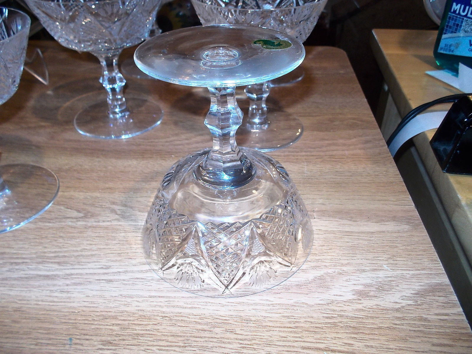 6 Waterford Crystal DUNMORE 4 1/2" Tall Sherbert/Champagne Glasses