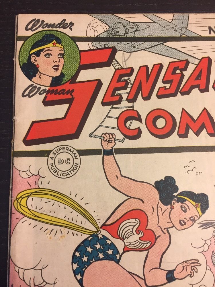 SENSATION COMICS #35 BEAUTIFUL COPY!! (GOLDENAGE WONDER WOMAN) Very Rare!!