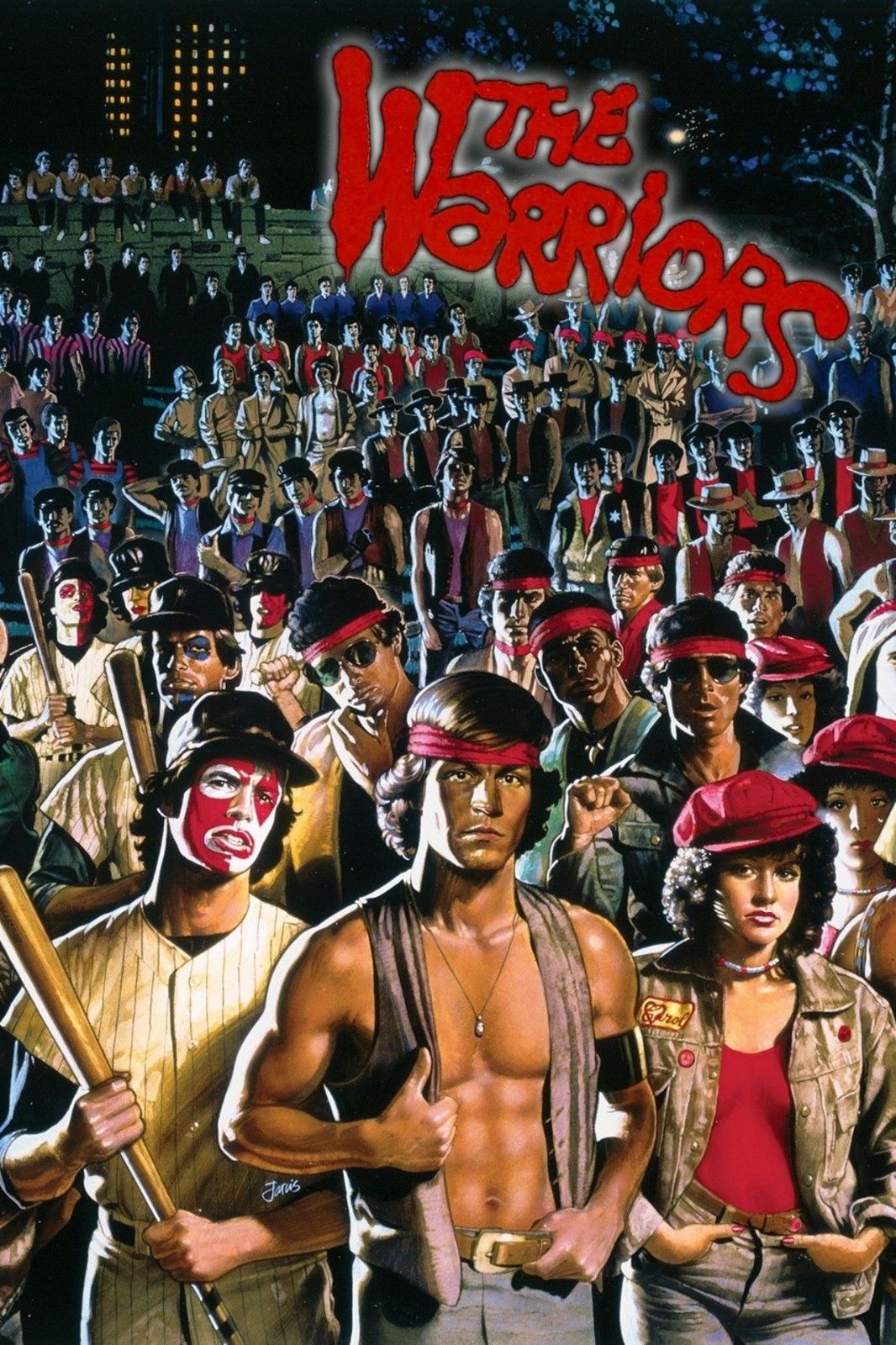 THE WARRIORS Classic Movie Art Silk Poster Decor