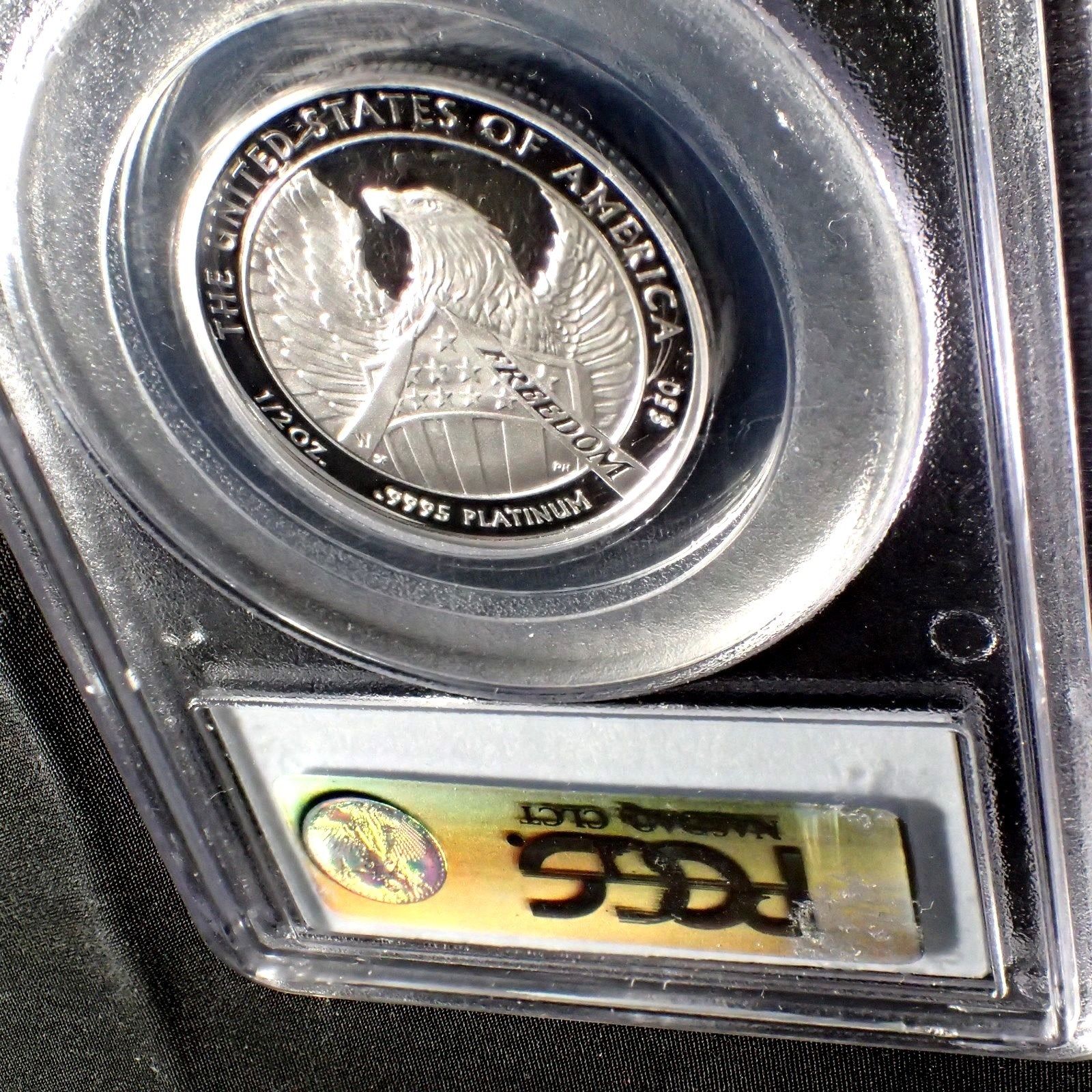 2007-W  $50  1/2oz  Platinum Eagle Proof  PCGS  PR70 DCAM