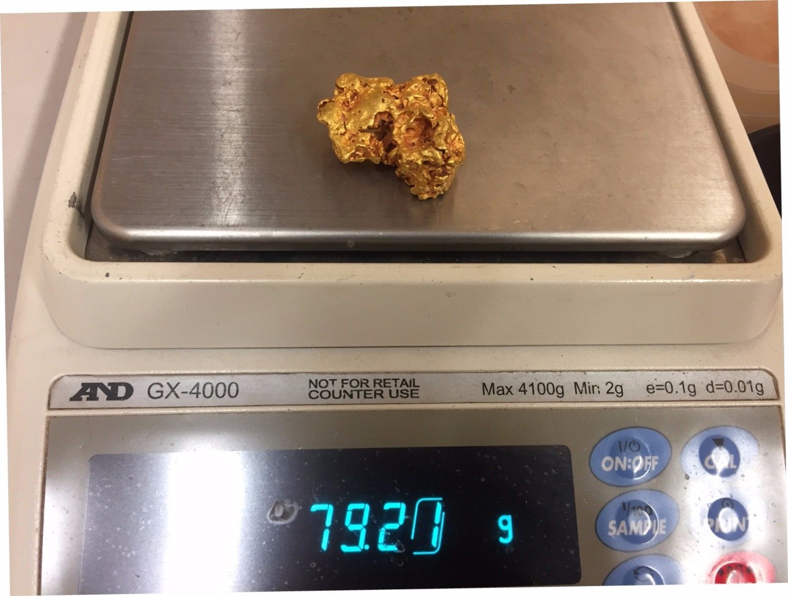 Western Australian Gold Nugget 79.2 grams