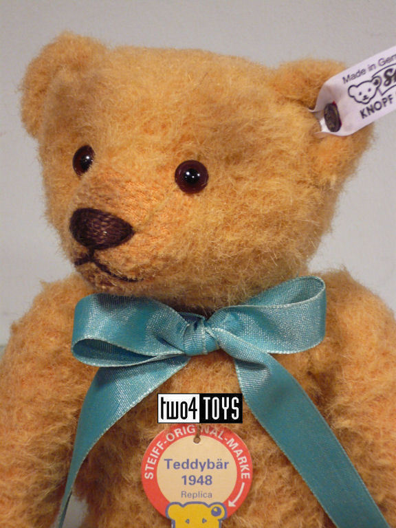 STEIFF Ltd TEDDY BEAR REPLICA 1948 WITH SQUEAKER - 29cm / 12in. EAN 403163 NIB