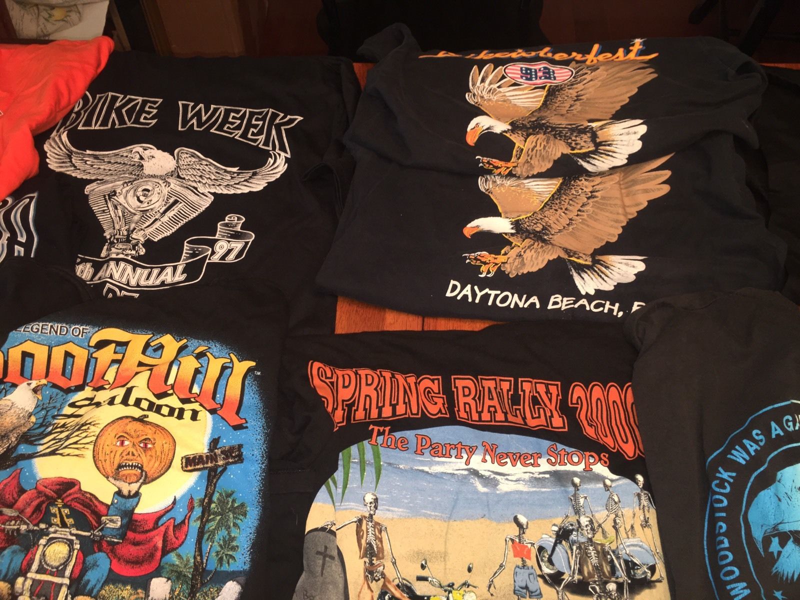 Vintage Harley Davidson Sturgis Daytona Bike Week Shirts 1990s 2004 Motorcycle