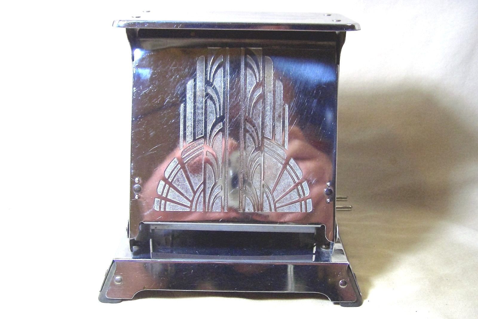 Antique 1930s Westinghouse Art Deco Turnover Toaster Stainless Works 5483