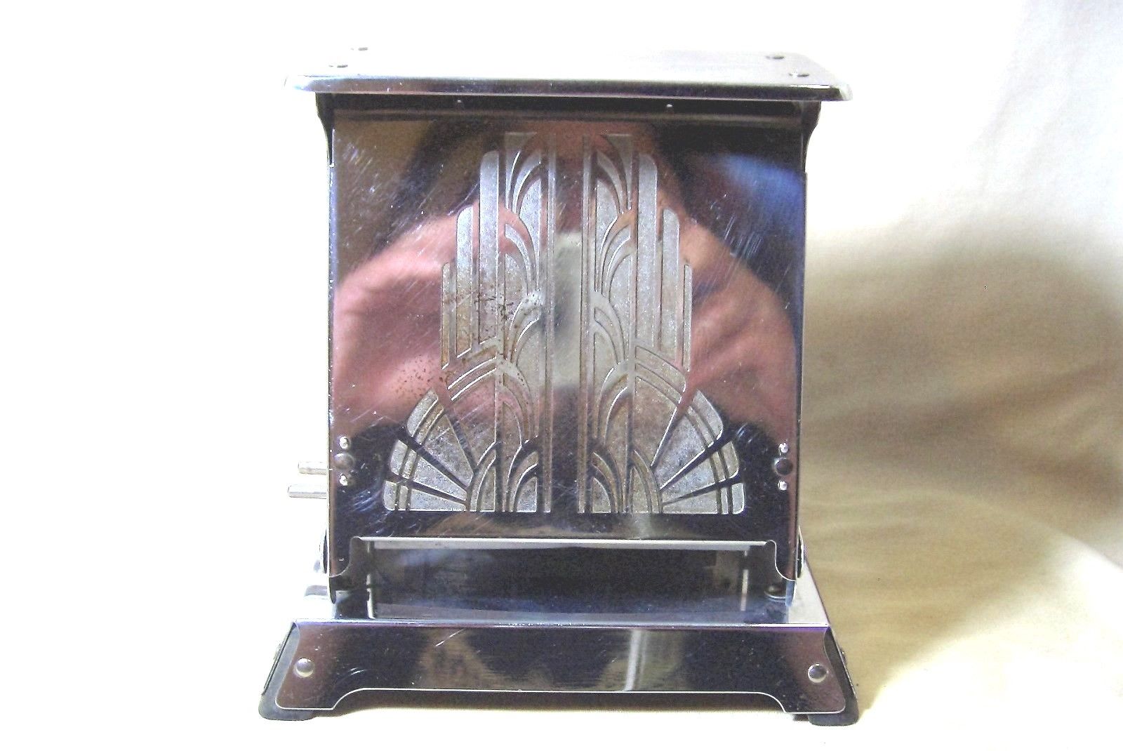 Antique 1930s Westinghouse Art Deco Turnover Toaster Stainless Works 5483