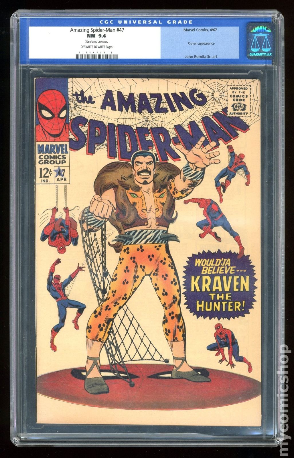 Amazing Spider-Man (1963 1st Series) #47 CGC 9.4 0104475013