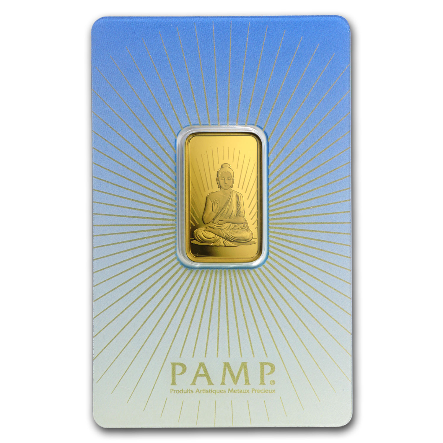 10 gram Gold Bar - PAMP Suisse Religious Series (Buddha) - SKU #94447