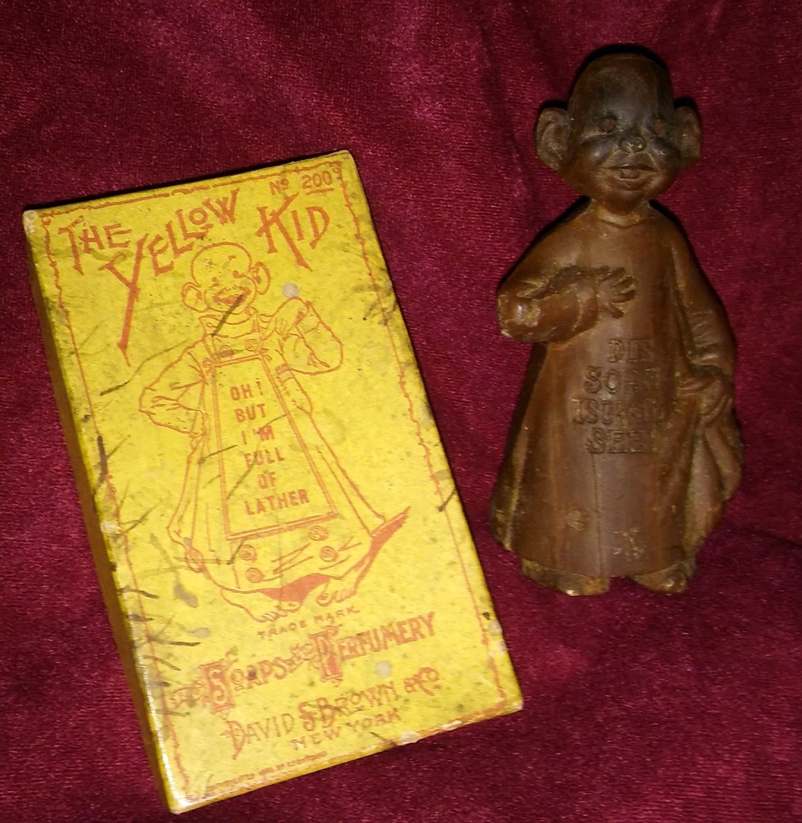 YELLOW KID SOAP with BOX ca 1900 RF Outcault Poor Lil Mose