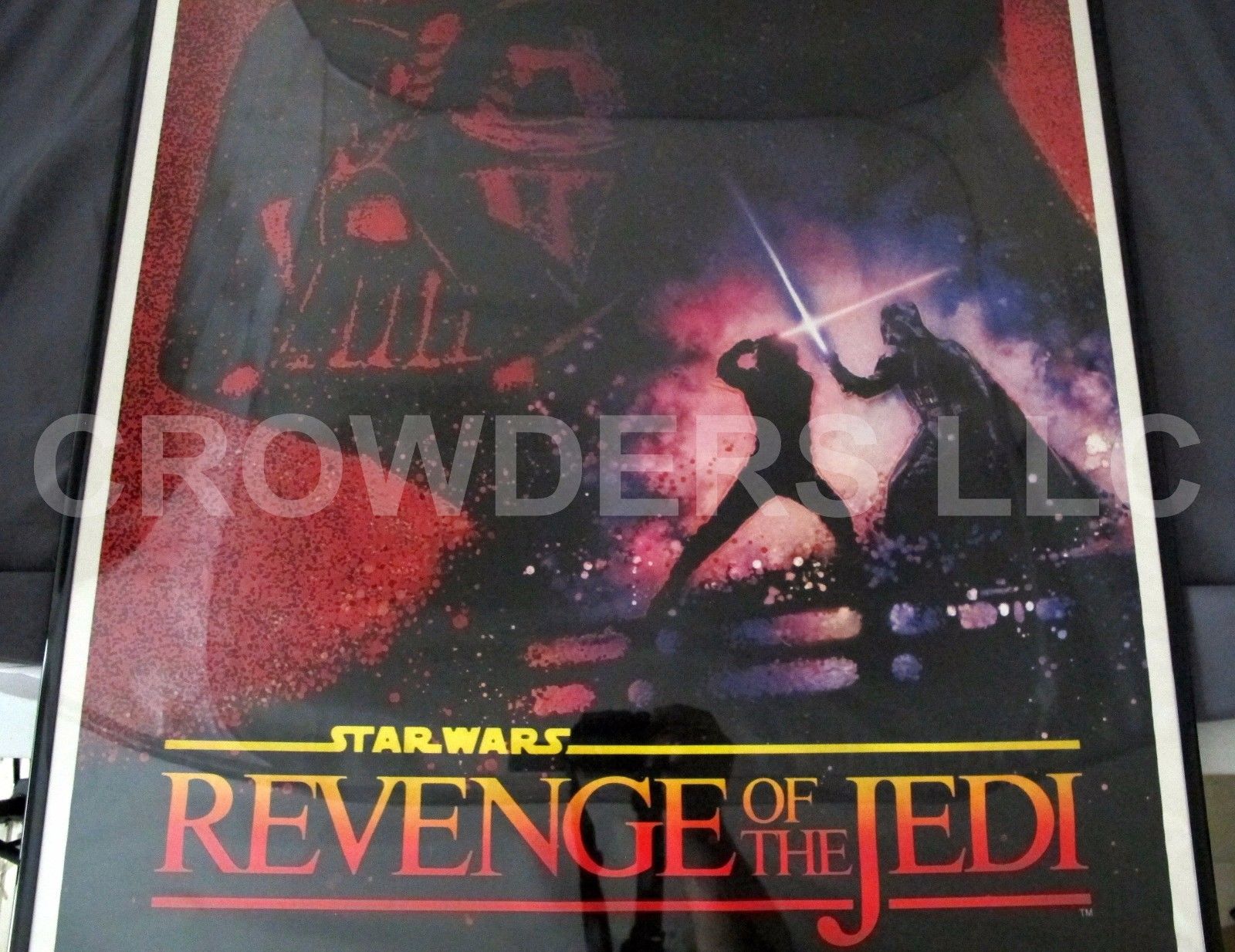 Original Star Wars Revenge of the JEDI 1982 Single Sheet Teaser Poster 27x41"