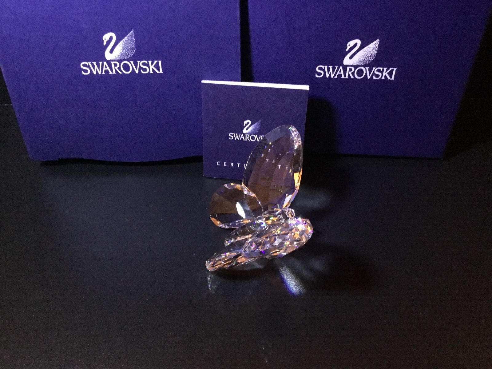 Swarovski Butterfly Crystal Figurine With Box 840429 9100NR000026