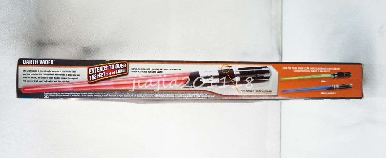 Hasbro Star Wars Darth Vader Extendable Electronic Lightsaber Blade Weapons Toys