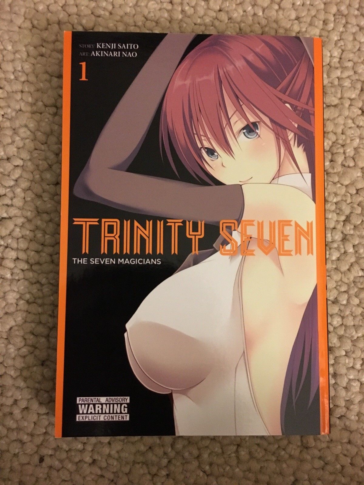 trinity seven manga vol 1