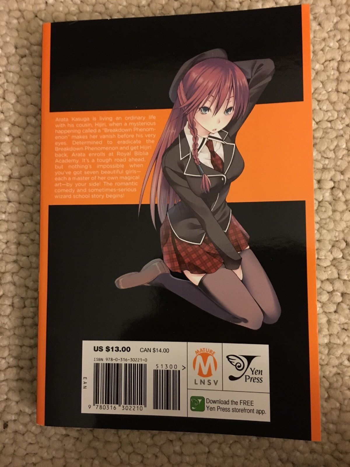 trinity seven manga vol 1