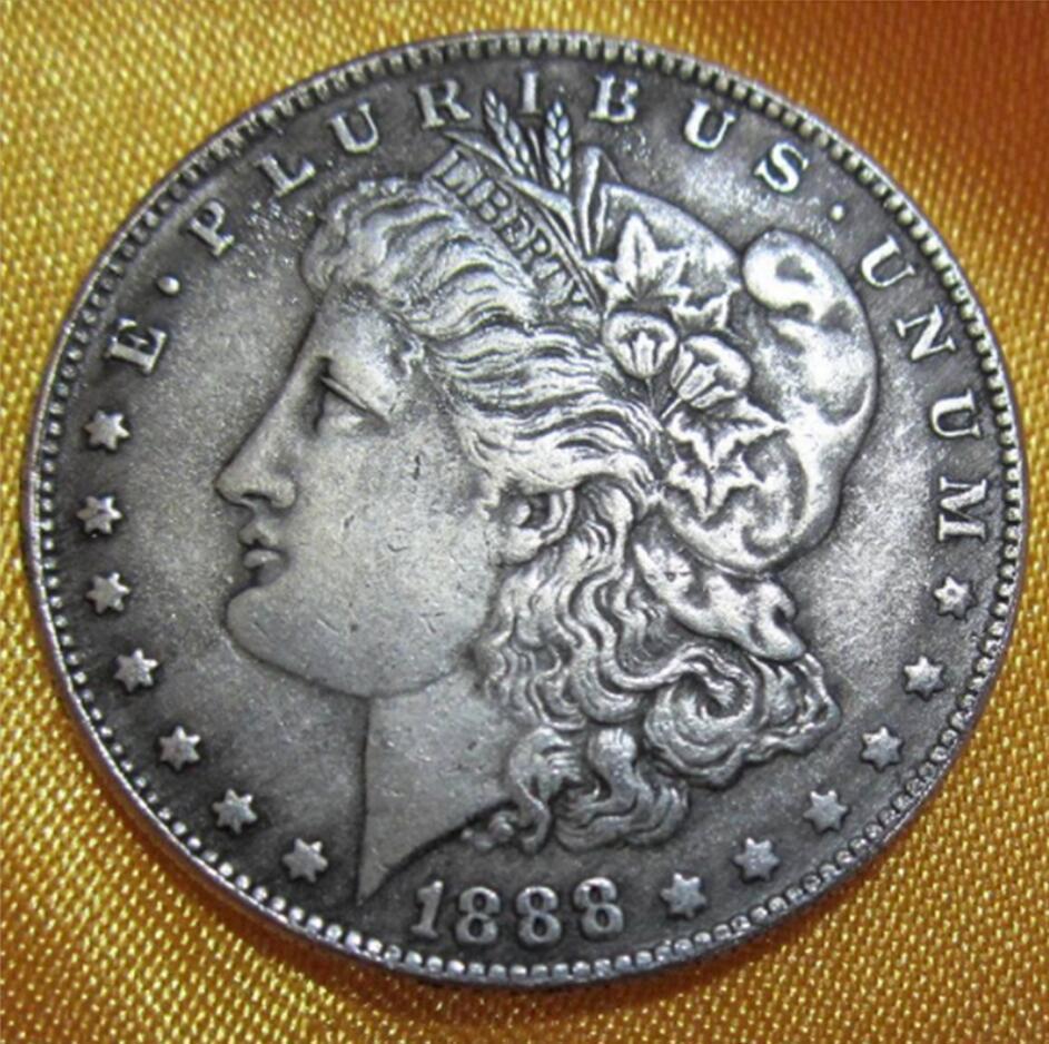 USA United Morgan Dollar $1 1888 Silver Coin Collection Antique Dollar