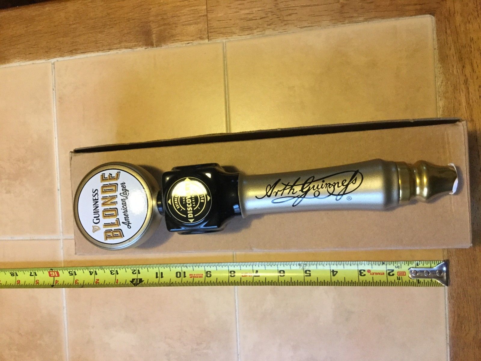 New in Box, Guinness Blonde Beer Handle Tap! See Pics!