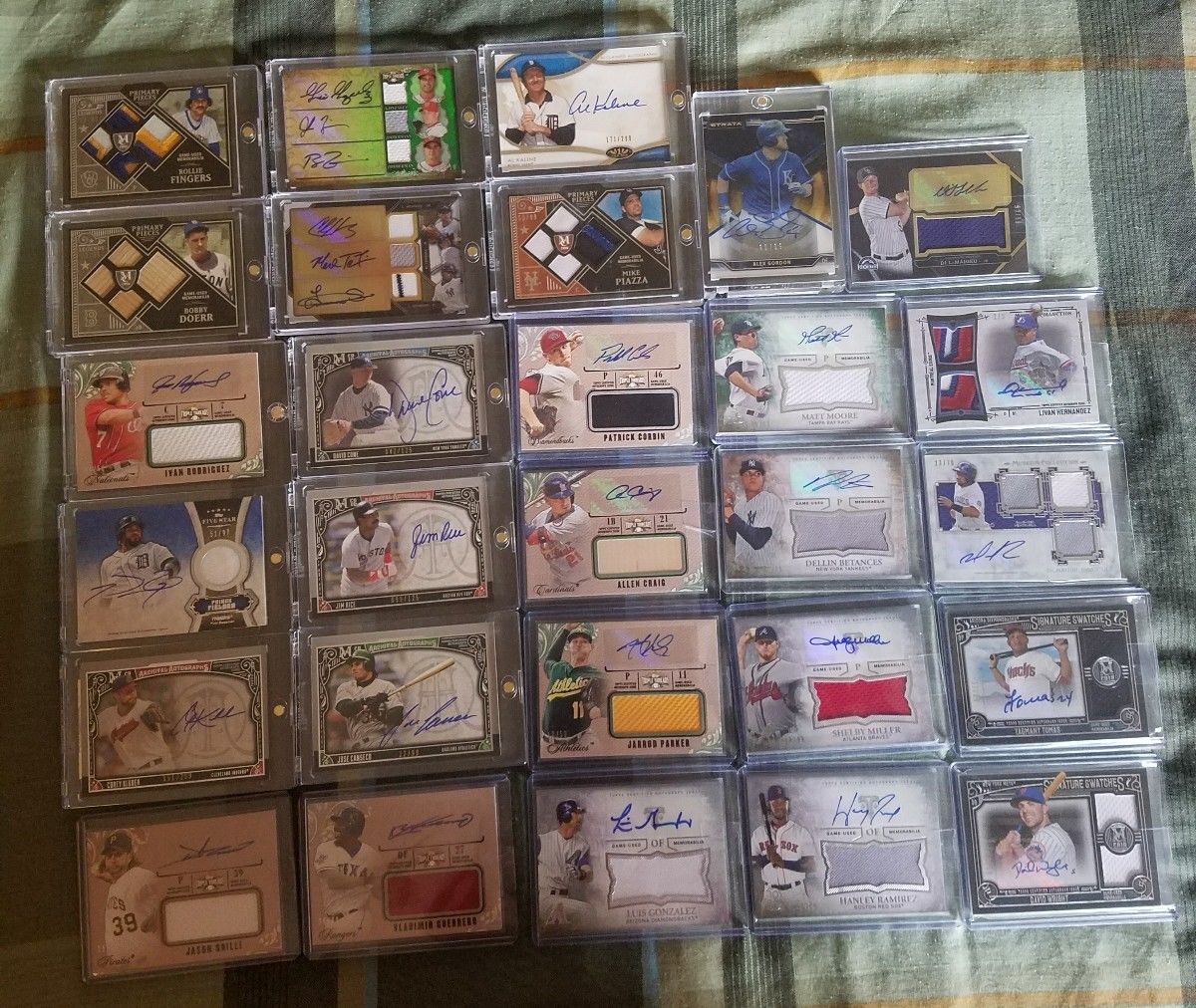 ENTIRE BASEBALL CARD COLLECTION AUTOS RELICS PATCHES ROOKIES INSERTS