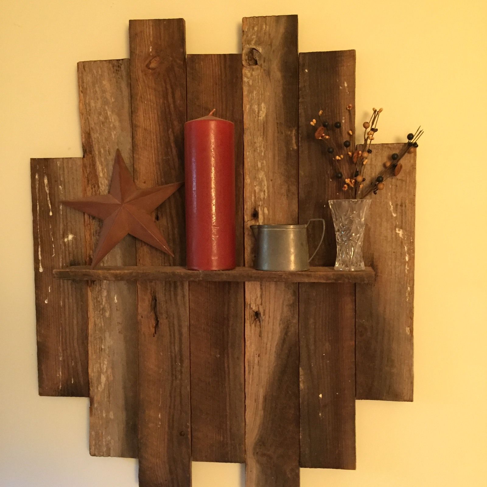 Primitive Wooden Shelf