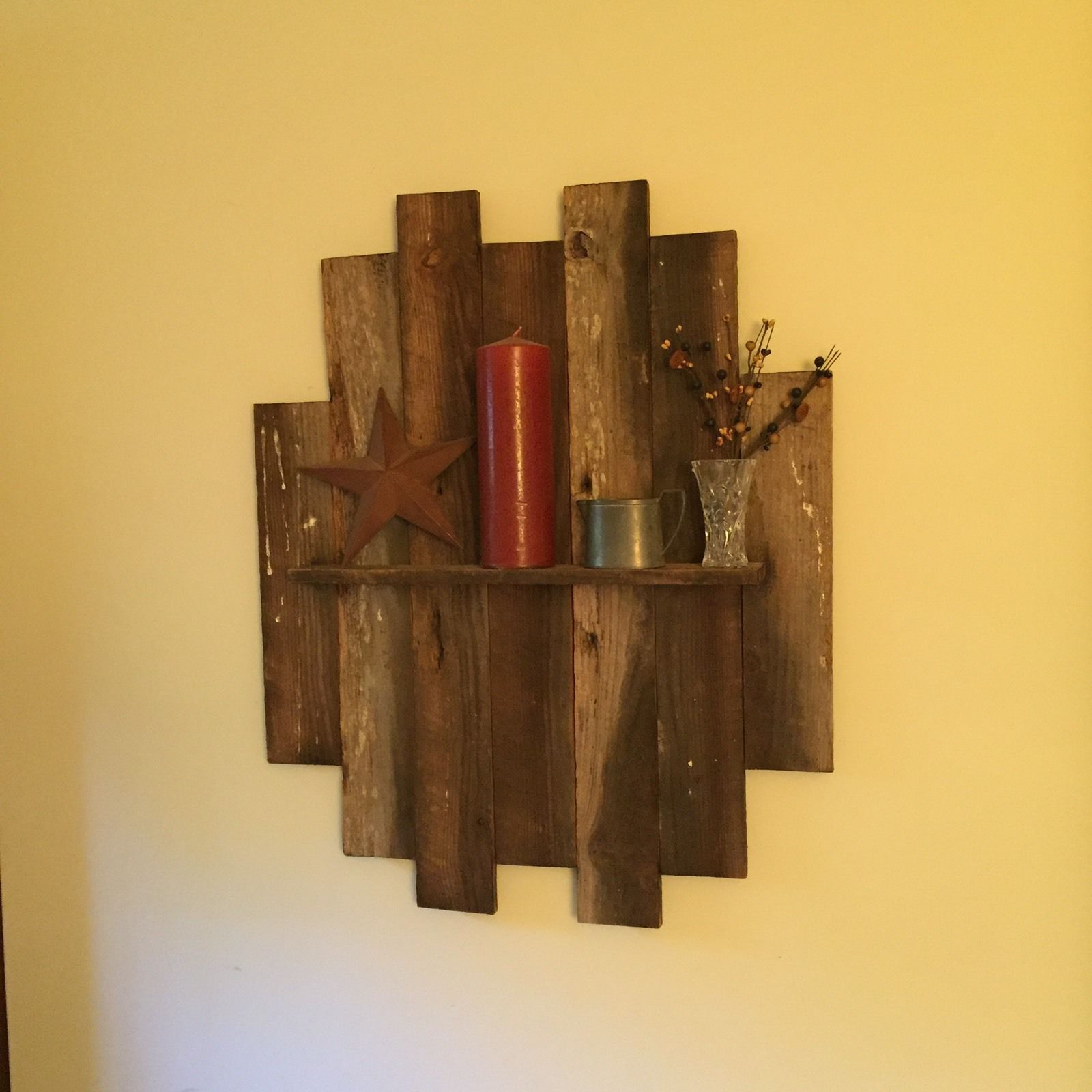 Primitive Wooden Shelf