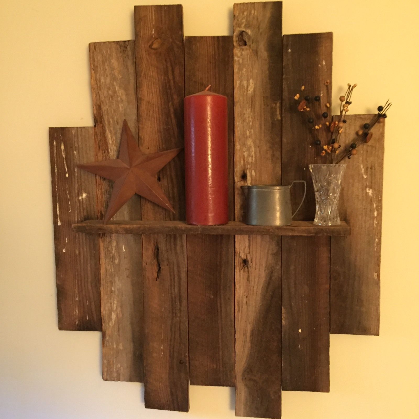 Primitive Wooden Shelf