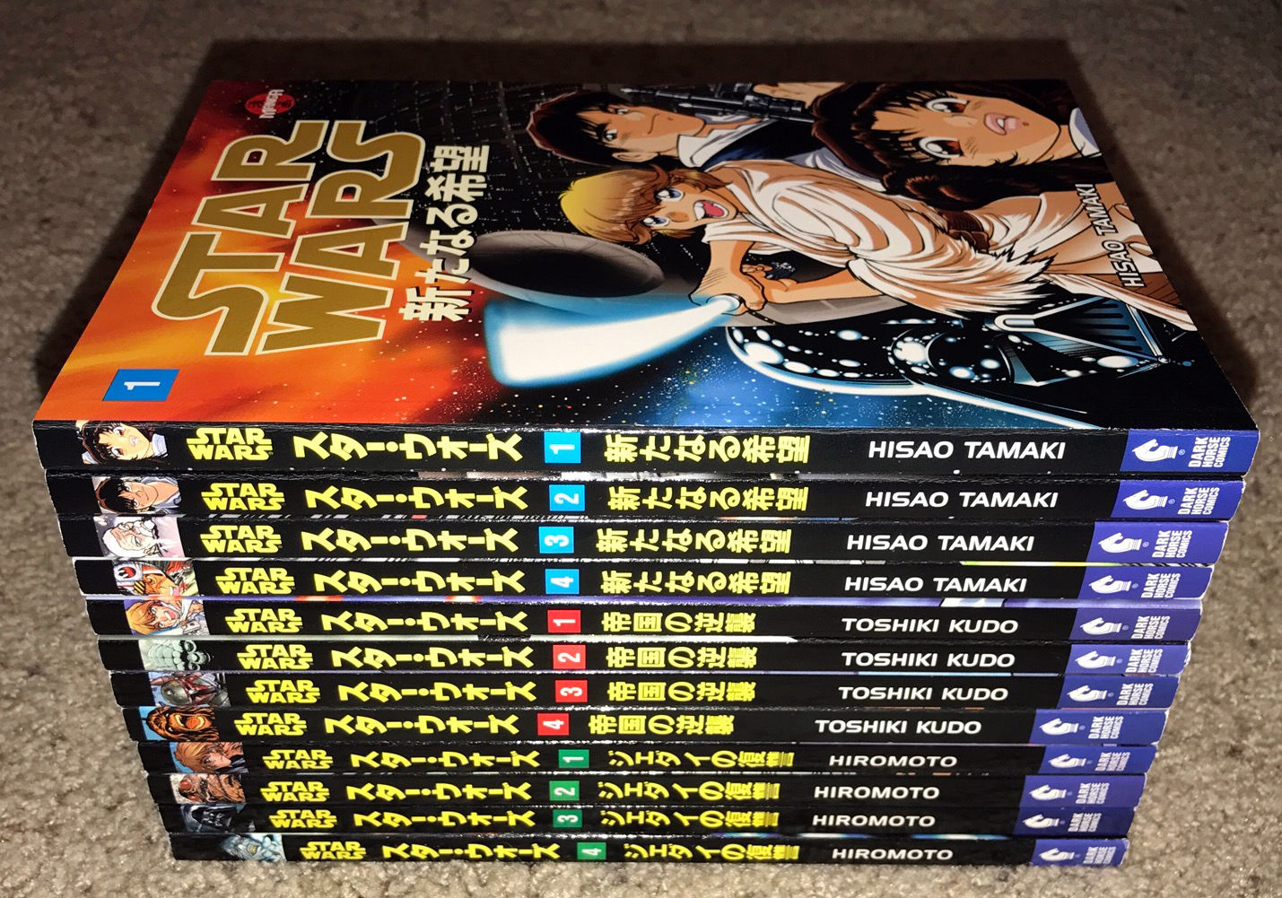 Manga Star Wars Trilogy TPB Set - 12 Volume Set - NEW / MINT - Dark Horse Comics