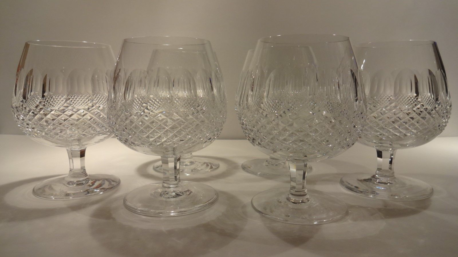 *VINTAGE* Waterford Crystal COLLEEN (1953-) Set of 6 Brandy Snifter 5 1/4" 12 oz