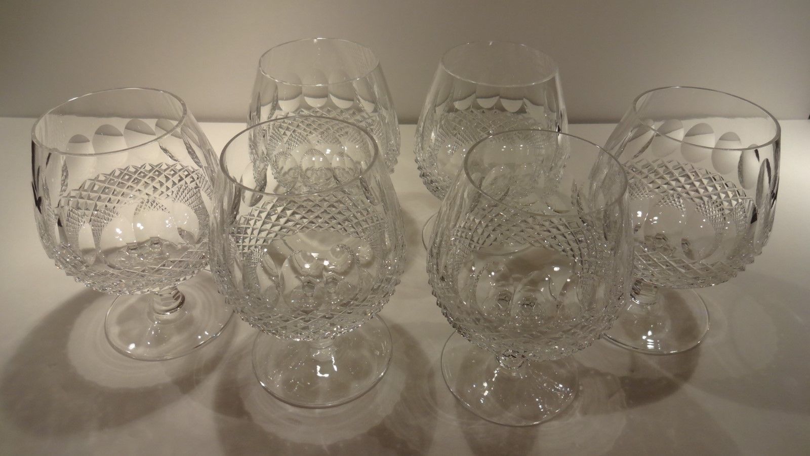 *VINTAGE* Waterford Crystal COLLEEN (1953-) Set of 6 Brandy Snifter 5 1/4" 12 oz