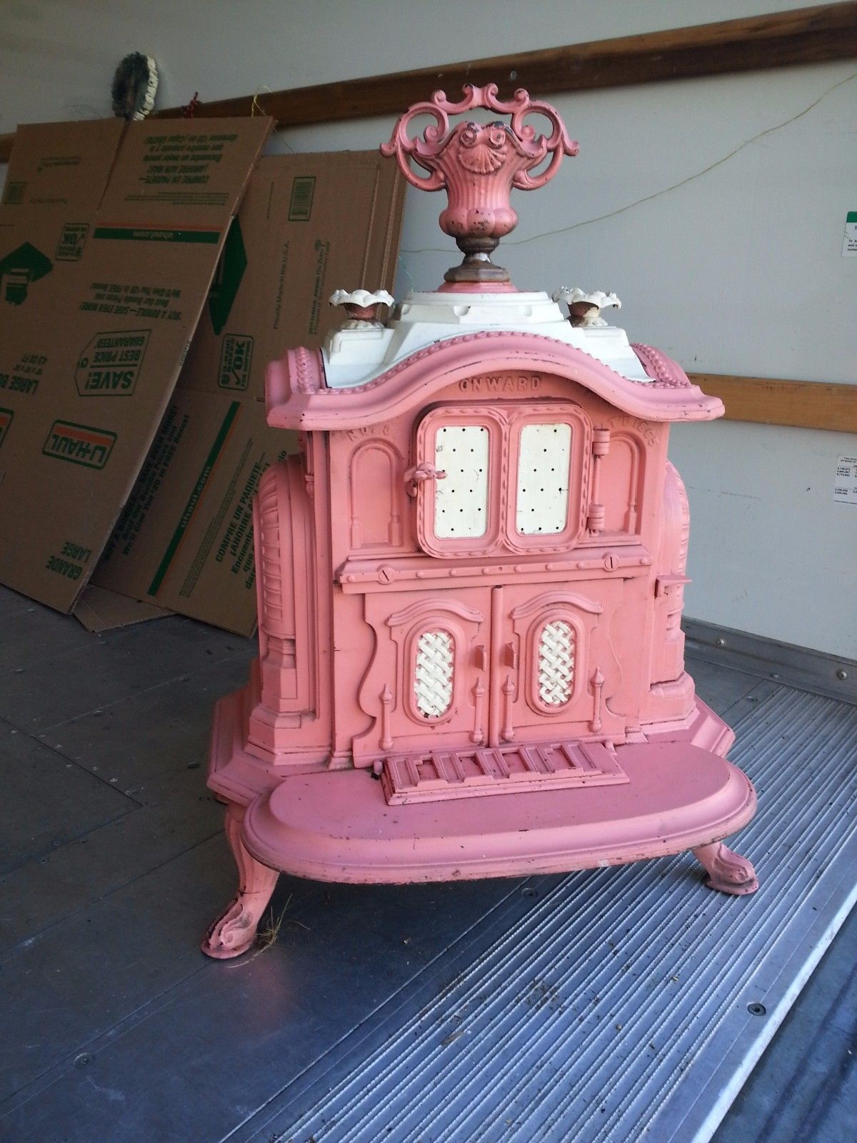 CHILD'S COAL BURNING STOVE, CIRCA 1900