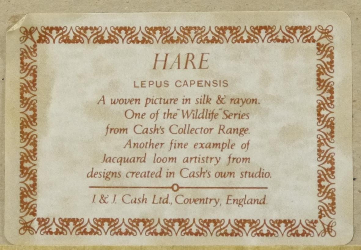 "Hare" A Jacquard Loom creation on Silk and Rayon by J. J. Cash Ltd.,Coventry,UK