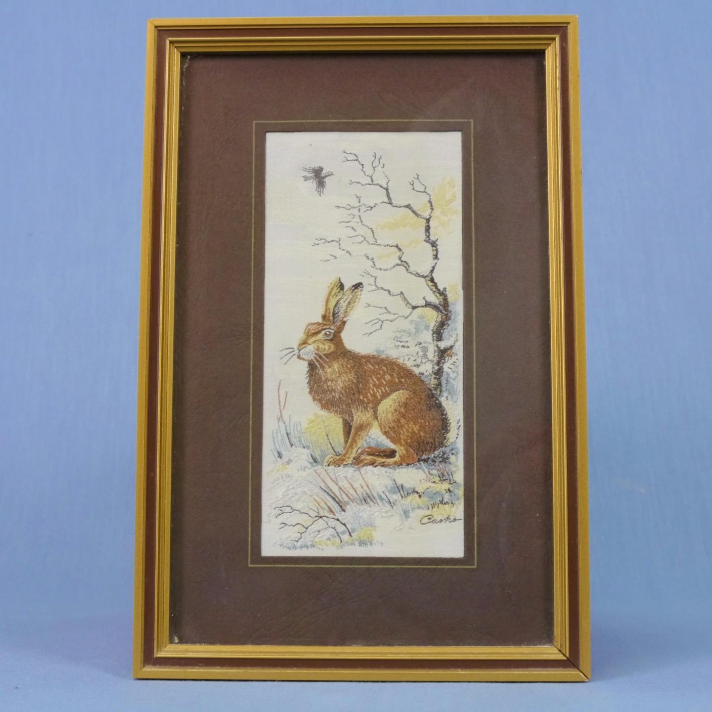 "Hare" A Jacquard Loom creation on Silk and Rayon by J. J. Cash Ltd.,Coventry,UK