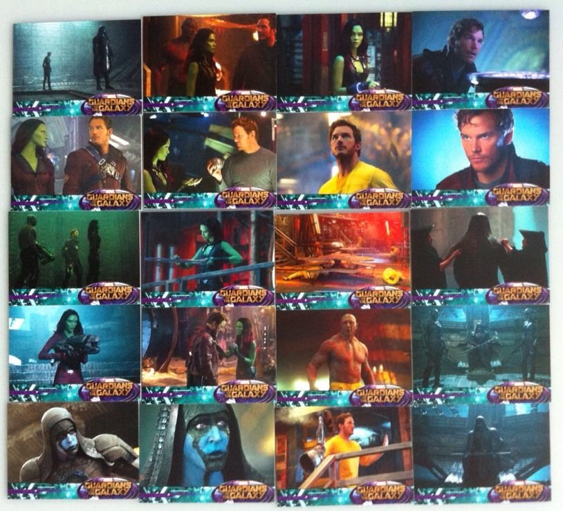 GUARDIANS OF THE GALAXY 2014 UPPER DECK X20 CARD LOT