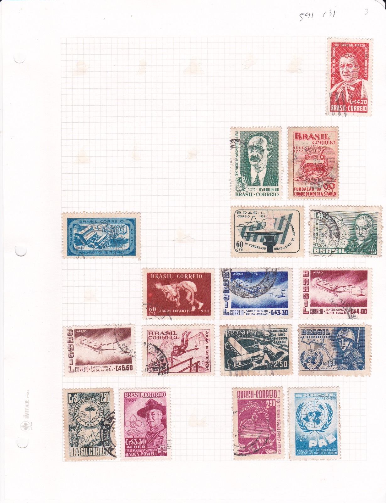 Brazil olds stamps ( lot 591 )