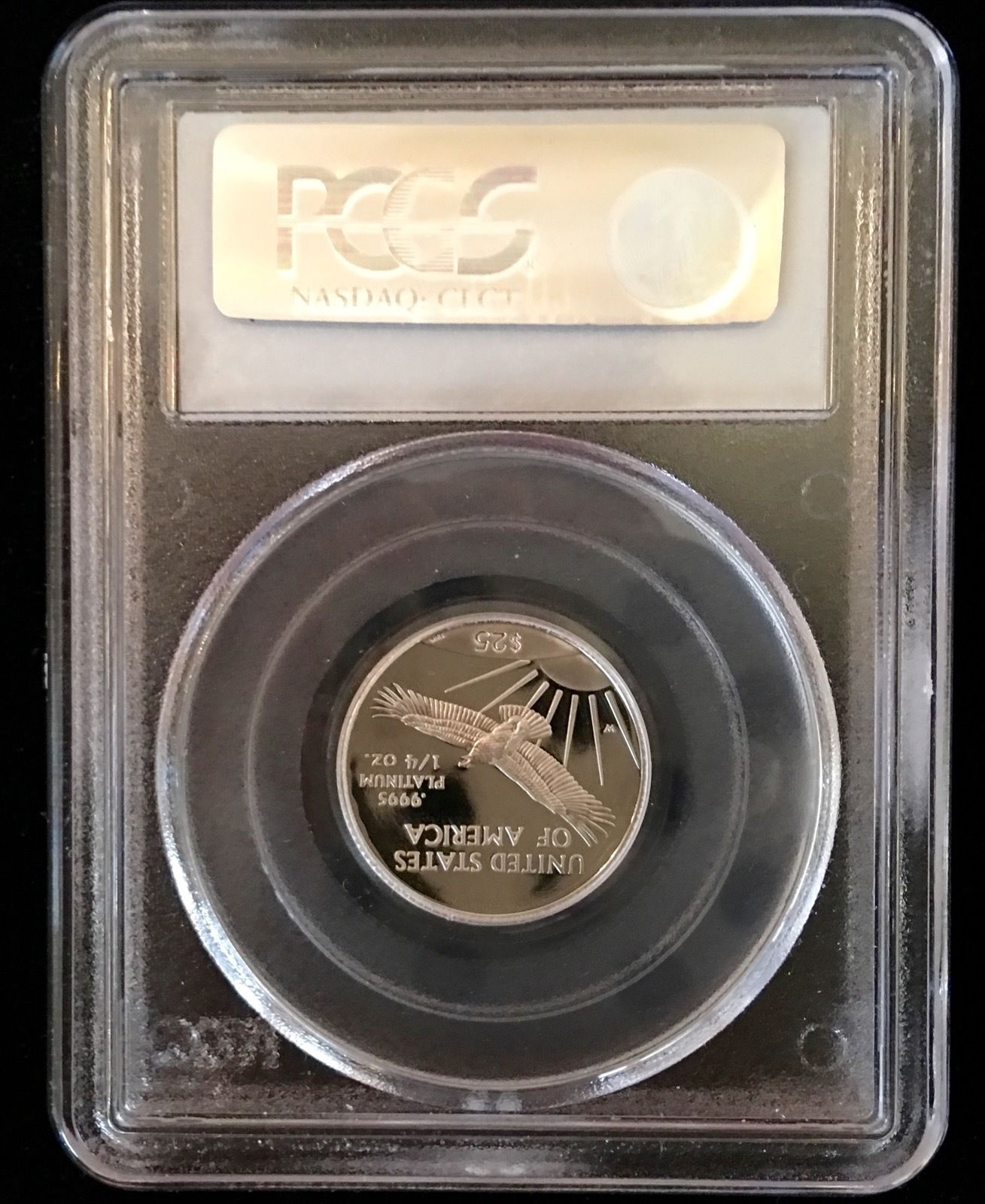 1997-W PR70DCAM $25 Platinum Statue of Liberty PCGS